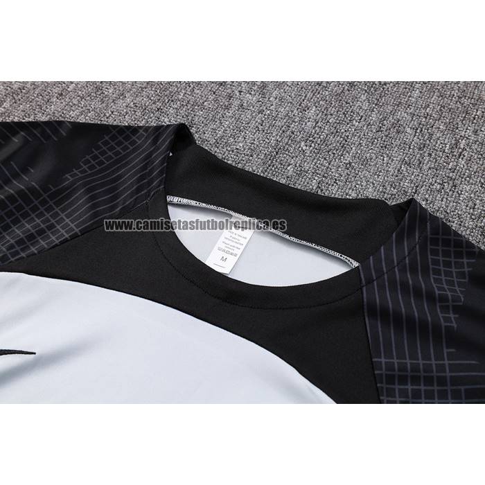 Chandal del Barcelona Manga Corta 2023-24 Gris - Pantalon Corto